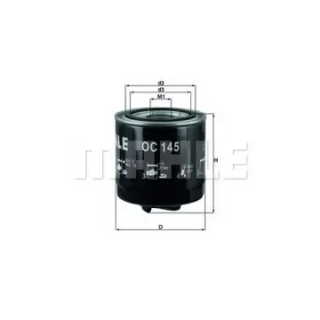 Filtru ulei MAHLE ORIGINAL OC 145