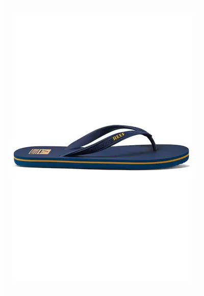Papuci flip-flop cu logo - Albastru oceanic