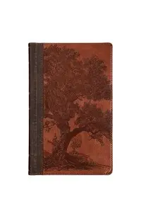 KJV Bible Giant Print Standard-Size Faux Leather, Brown Trust Tree -