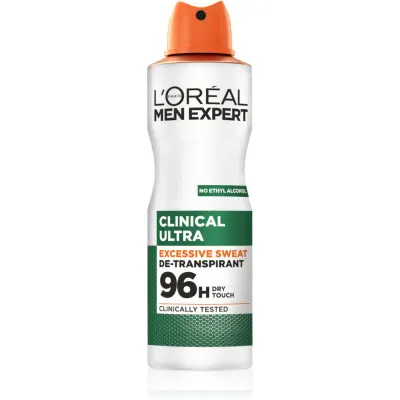 L’Oréal Paris Men Expert Clinical Ultra spray anti-perspirant pentru barbati 150 ml