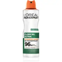 L’Oréal Paris Men Expert Clinical Ultra spray anti-perspirant pentru barbati 150 ml