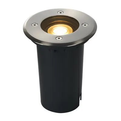 Spot incastrat, SOLASTO 120 outdoor inground montare, LED GU10 51 mm, IP67, otel rotund, inox, max. 6W