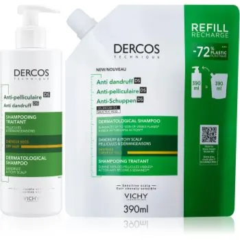 Vichy Dercos Anti-Dandruff set anti matreata pentru par uscat