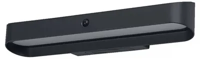 Lampă de fațadă Osram – USB Volt Oval, 7W, IP54, cu senzor, neagră