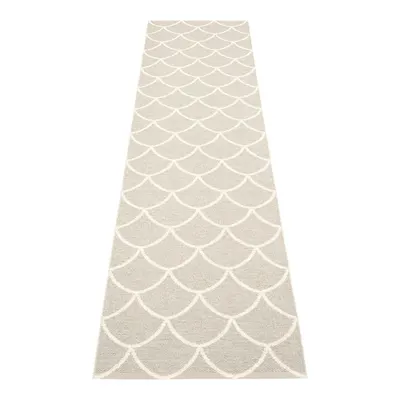 Covor tip traversă pentru interior și exterior crem 70x300 cm Kotte Linen – Pappelina