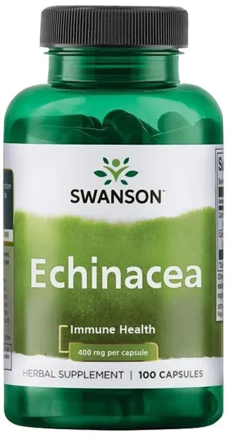 Echinacea, 400 mg, 100 capsule, Swanson