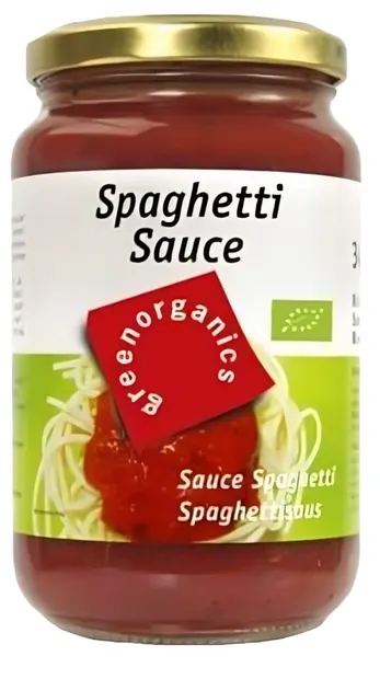 Sos de spaghete organic, 340 ml, verde