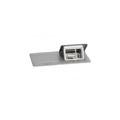 Doza pardoseala tip POP-UP - 2 x 3 module - matt aluminiu finish
