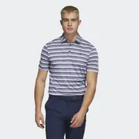 Two-Color Striped Golf Polo Shirt