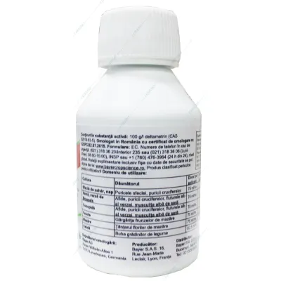 Decis Expert 100 ml insecticid contact Bayer (cereale, rapita, mustar, varza, conopida, fasole, mazare, salata, sfecla zahar, nap) - Default Title