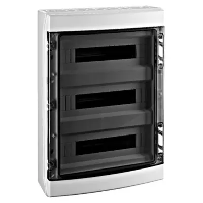 Tablou distributie 3 randuri , 54MW, IP65, usa transparenta IP65