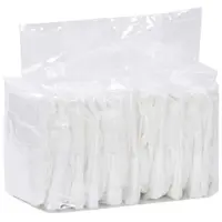 PawHut Scutece pentru Câini Masculi, 48 Bucăți cu Bandă Elastică Reglabilă, 62 x 20 cm, Alb | Aosom Romania