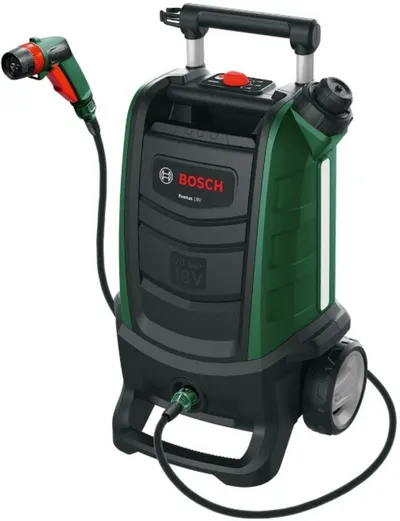 Aparat de spălat cu presiune cu acumulator Bosch - Fontus, 18V, 2.5 Ah, 15 l, 20 bar