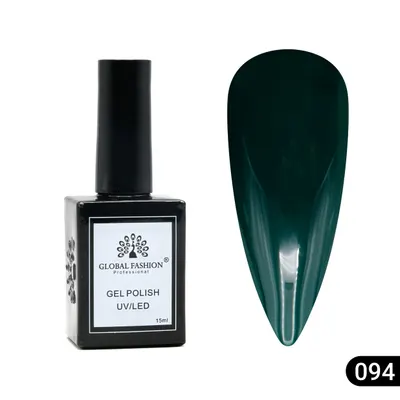 Oja semipermanentă Global Fashion, Gel polish Elite Glow 15 ml, 94 Engros