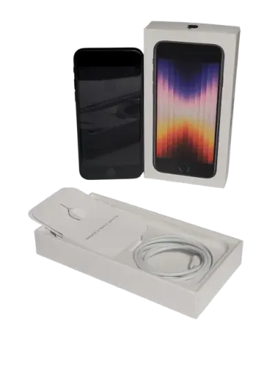 Telefon Mobil Apple iPhone SE (2022), Procesor Apple A15 Bionic Hexa-core, Retina IPS LCD Capacitive Touchscreen 4.7inch, 4GB RAM, 128GB Flash, Camera 12MP, Wi-Fi, iOS, 5G (Negru)