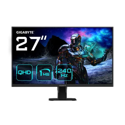 Monitor Gaming Gigabyte GS27Q X, 27", 2560 x 1440 pixeli, Black, 3 ani Garantie