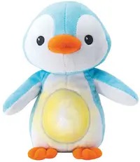 Jucarie de plus WinFun - Pinguin, albastru, cu lumini si sunete