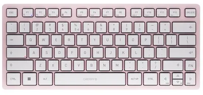 Tastatură wireless Cherry – KW 7100 MINI BT, wireless, multi-device, roz