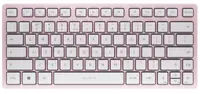 Tastatură wireless Cherry – KW 7100 MINI BT, wireless, multi-device, roz