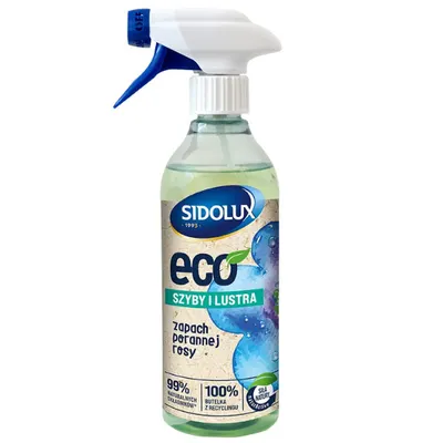 Solutie curatare geamuri si oglinzi Sidolux Eco, Lakma | 500 ml