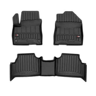 Set covorase cauciuc 4 piese proLine 3D, negru, potrivit HYUNDAI KONA 07.17