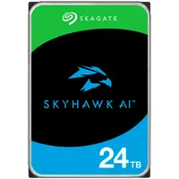 HDD Video Surveillance SEAGATE SkyHawk AI 24TB CMR, 3.5", 512MB, SATA, Rescue Services 3 ani, TBW: 550