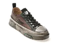 Pantofi sport GRYXX negri, 8005, din piele naturala