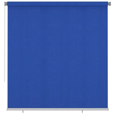 vidaXL Jaluzea rulantă de exterior 225 (l) x 230 (î) cm, albastru, HDPE