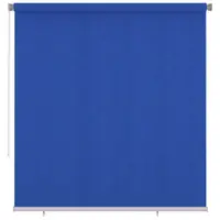 vidaXL Jaluzea rulantă de exterior 225 (l) x 230 (î) cm, albastru, HDPE