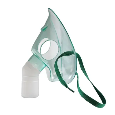 Kit accesorii universale pentru aparate aerosoli cu compresor RedLine cu masca medie rotativa, masca bebelusi, furtun 2 m, pahar de nebulizare si piesa bucala