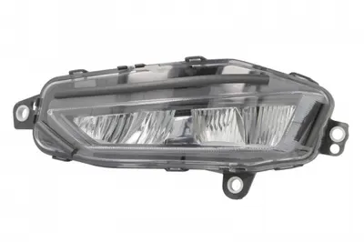 Proiector ceata stanga (LED, negru; cu iluminare curba) 24V potrivit VOLVO FH III 02.20