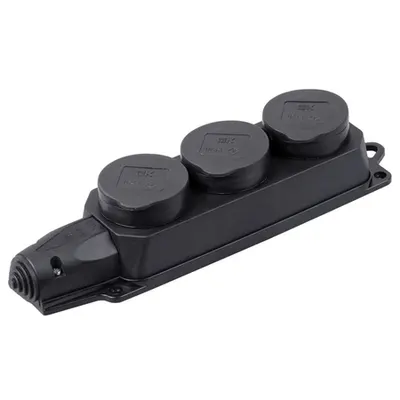 RB33-1-0m priza enclosure Tripla with protecctive covers OMEGA IP44