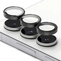 Folie de protectie Camera Spate Ringke pentru Samsung Galaxy S25 FE, Sticla Securizata, Set 2 bucati, Neagra