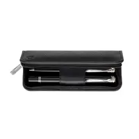 Etui din piele, pentru 2 instrumente de scris, Pelikan TG 2 Z, negru
