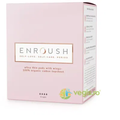 Absorbante de Noapte 100% Bio 8buc