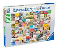 Puzzle Ravensburger din 1500 de piese - Biciclete