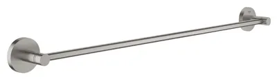 Bara prosop Grohe, Essentials Towel Rail 600mm, fixare ascunsa, brushed cool sunrise, super steel, crom mat