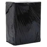 vidaXL Film extensibil 2 buc Negru 20 μm 50 cm x 300 m