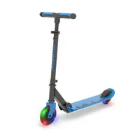 Trotineta pliabila cu 2 roti cu lumini, Chillafish, Flexxi Glow, Navy