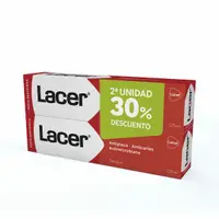Pastă de Dinți Acțiune Completă Lacer 2 x 125 ml (2 Piese)