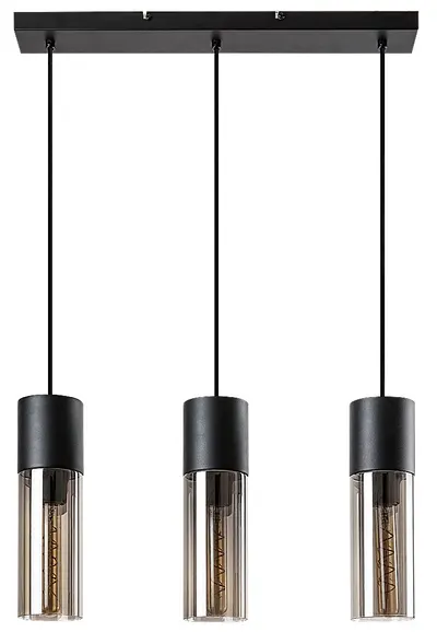 Candelabru Rabalux - Ronno 72053, IP20, E27, 3 x 25W, 230V, neagră