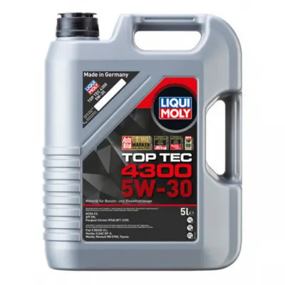 Ulei motor Liqui Moly Top Tec 4300 5W-30 (3741) (2324) 5L 5L