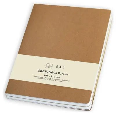 Carnet de schite Drasca Plain - 112 file, 14.5 х 21 cm