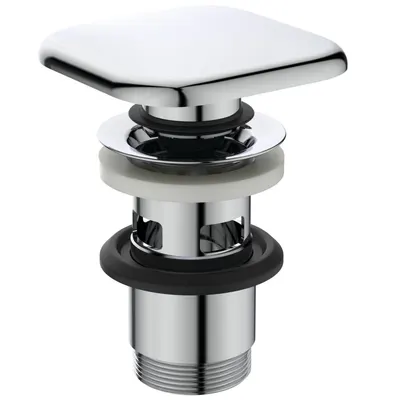 Ventil lavoar click-clack cu preaplin Ideal Standard Strada II crom lucios