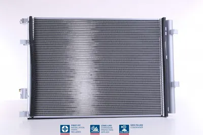 Condensator climatizare (cu uscator, element aditional) potrivit KIA RIO IV, STONIC 1.0 1.4D 1.6D 01.17