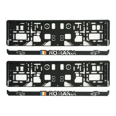 Suport Numar Inmatriculare Mega Drive Romania Set 2 Buc