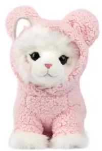 Jucărie de pluș Studio Pets - Pisică Ragdoll cu hanorac, Mausie, 23 cm