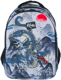 Ghiozdan școlar Kaos 2 în 1 - Dragonize, cu 4 compartimente