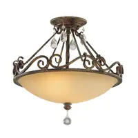 Corp de iluminat decorativ pentru exterior, Chateau 2 Light Semi-Flush Light