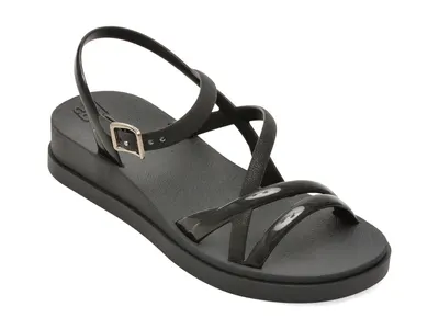 Sandale ZAXY negre, CLASSY SAND, din pvc
